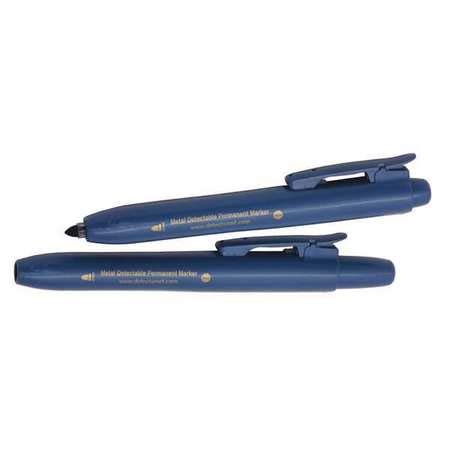 DETECTAMET, INC. Metal Detectable Permanent Marker,PK10