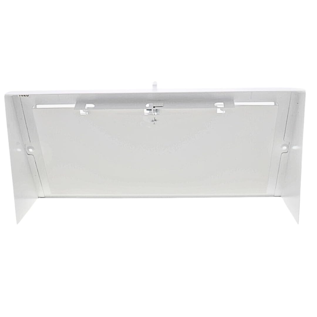 Nibras 12" x 6" Baseboard Register Vent White with Damper 12 x 6 Heavy Duty Steel Grille Triangular Air Vent Covers (Outside Dimensions 13-3/4" x 6-5/8")