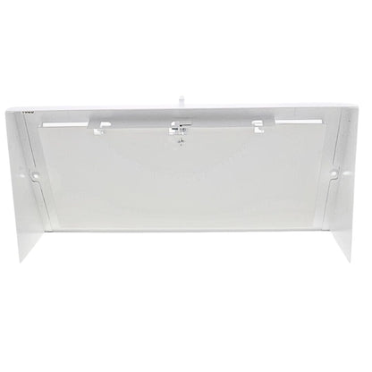 Nibras 12" x 6" Baseboard Register Vent White with Damper 12 x 6 Heavy Duty Steel Grille Triangular Air Vent Covers (Outside Dimensions 13-3/4" x 6-5/8")