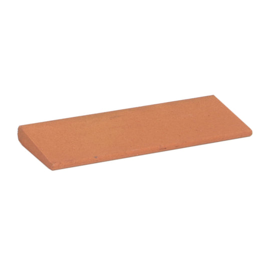 Norton Slip Shape 4-1/2 x 1-3/4 x 3/8-1/8" Size 320 Micron Grade Fine Grit India Sharpening Stone