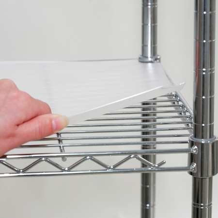 Shelf Liner, 60 x 18 in., Clear, PK4
